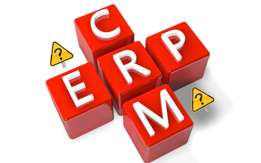Social ERP, ERP vs. CRM